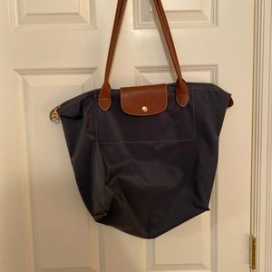 Le Pliage Longchamp (Medium) Grey Blue Color